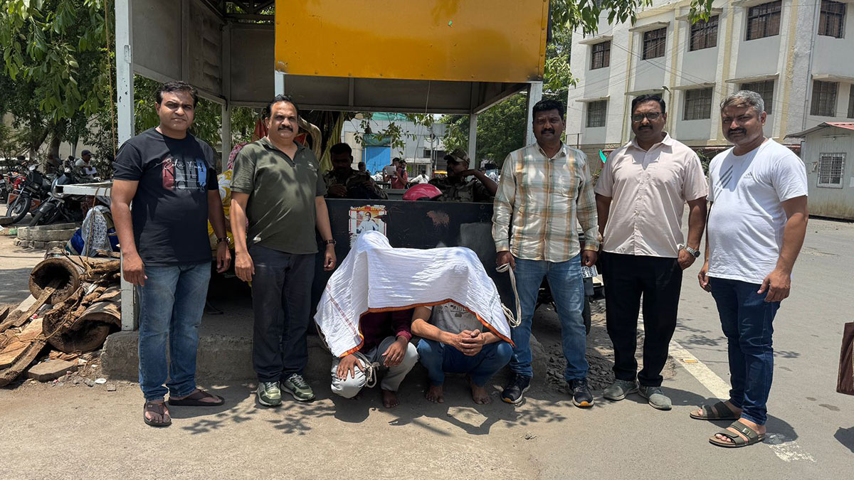 Nagpur: क्राइम ब्रांच के NDPS टीम की  कार्रवाई,  52 ग्राम एमडी ड्रग्स के साथ दो आरोपी गिरफ्तार