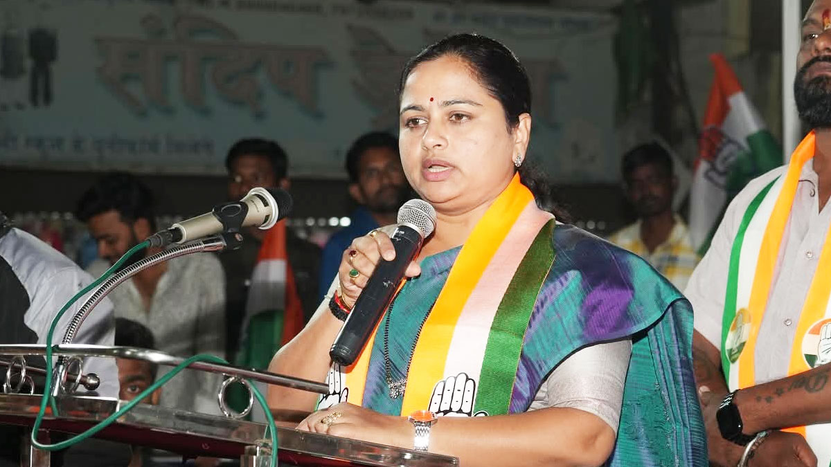 कांग्रेस सांसद प्रतिभा धानोरकर का बड़ा दावा, भाजपा पर कांग्रेस का आरोप, कहा - एक वोट की कीमत 5000 रुपये