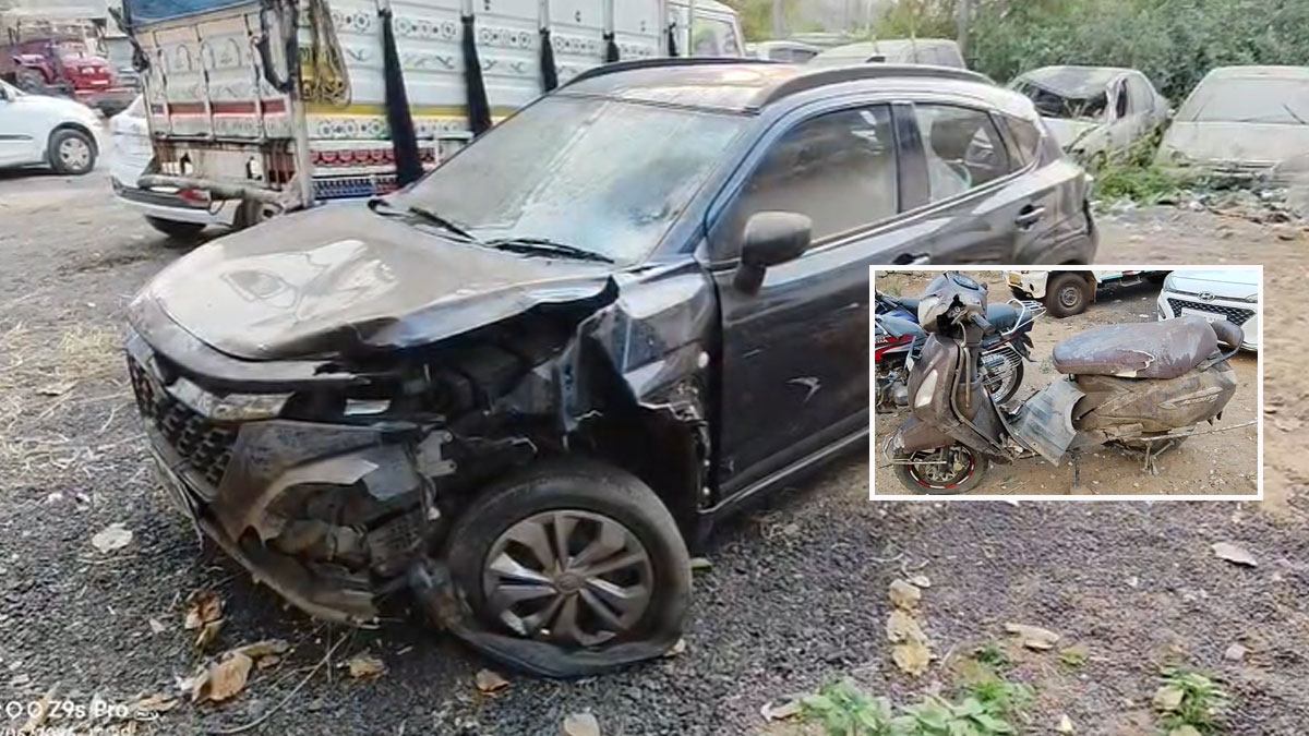 Gondia: भीषण सड़क हादसा, तेज रफ्तार कार की टक्कर से स्कूटी सवार युवक की मौत