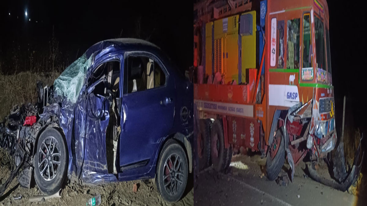 Yavatmal: पांढरकवडा-घाटंजी मार्ग पर साखरा के पास भयानक हादसा, पिता और छह माह की पुत्री की मौके पर मौत, महिला गंभीर घायल