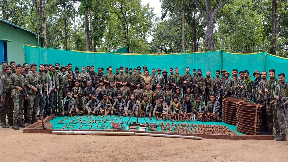 गणेश चतुर्थी पर सुरक्षाबलों को बड़ी कामयाबी, चार खूंखार नक्सलियों को मार गिराया; गडचिरोली-नारायणपूर सीमा पर हुई मुठभेड़