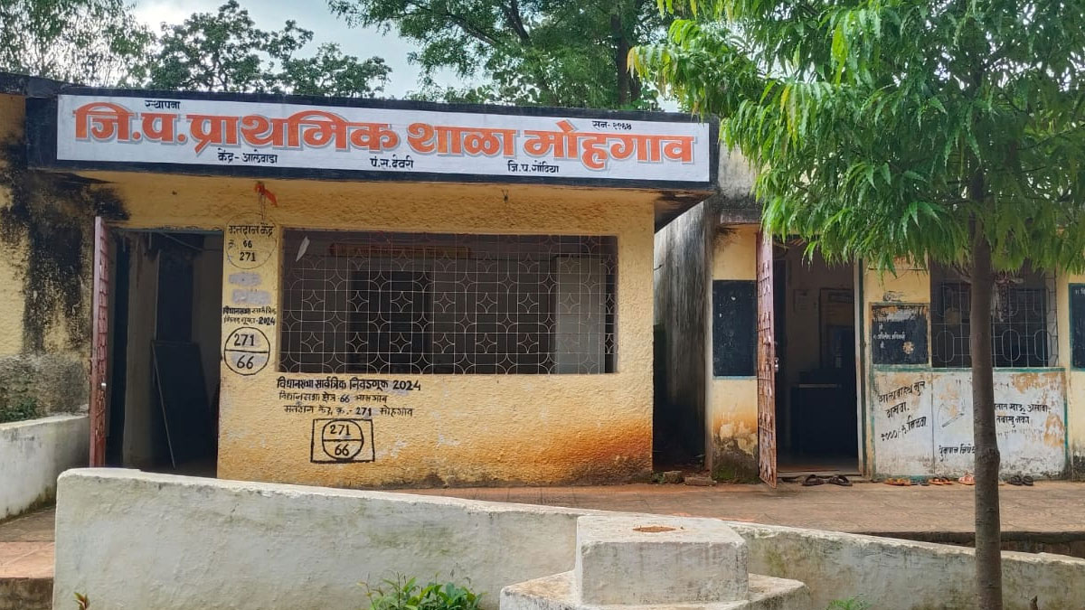 Gondia: ﻿शराब पीकर क्लासरूम में ही सो गया शिक्षक, ग्रामीणों ने बनाया वीडियो, हो रही कार्रवाई की मांग