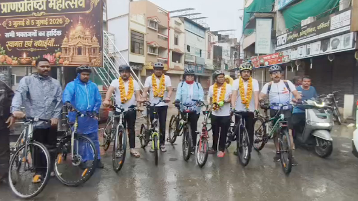 Gondia: नगराध्यक्ष सचिन शेंडे कार छोड़ साइकिल से निकले 800 KM दूर पंढरपुर; कारगिल वीर भी हैं साथ