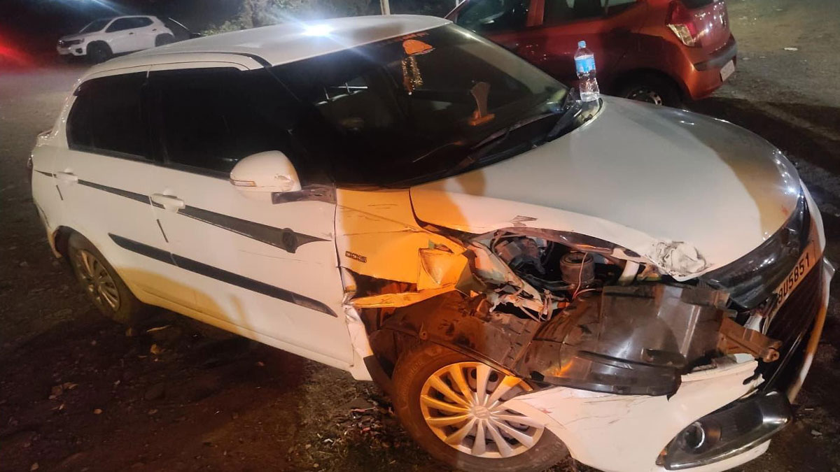 शराबी ट्रक चालक का कहर, चार कारों को मारी टक्कर; स्थानीय लोगों ने पीछा कर पकड़ा