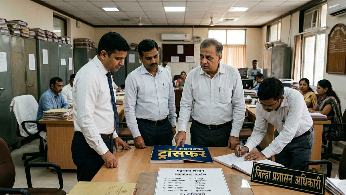 गुरुवार बना तबादले का दिन: 25 अधिकारीयों का ट्रांसफर; नागपुर, बुलढाणा, गोंदिया और चंद्रपुर को मिले नए जिलाधिकारी