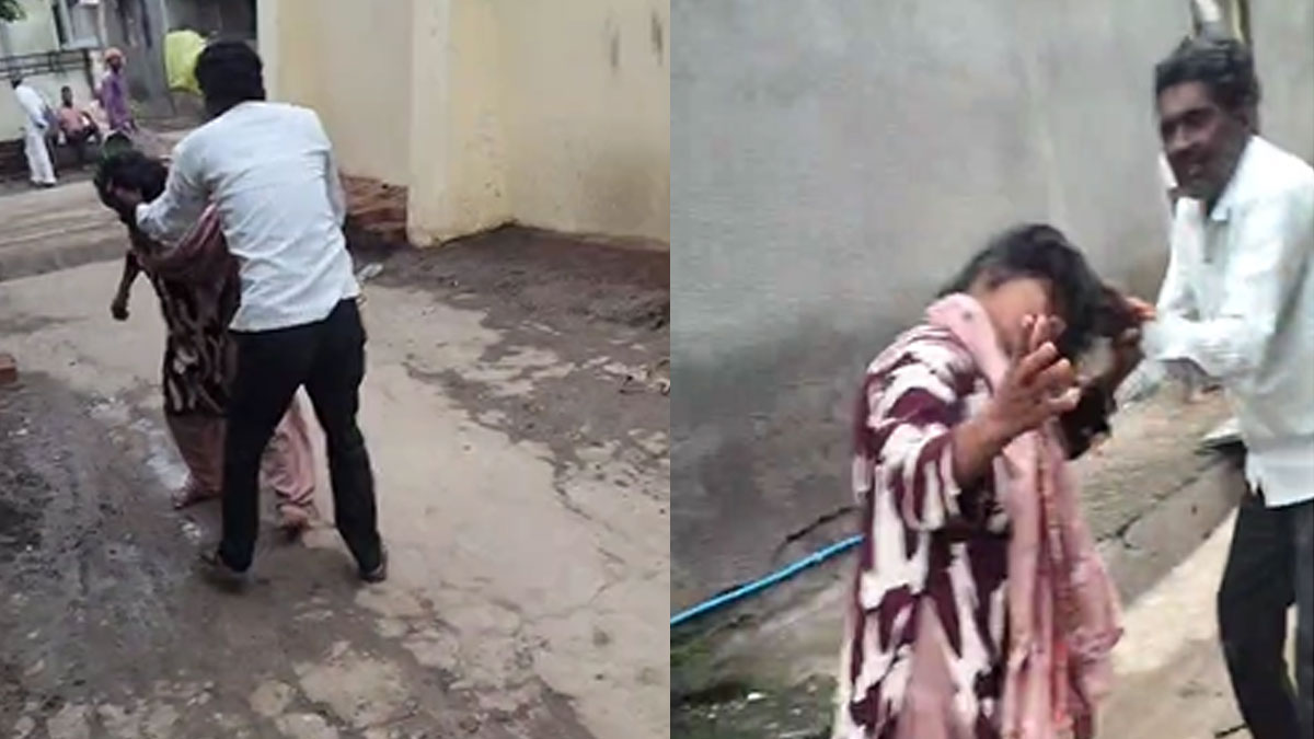 Amravati: जमीन विवाद में महिला के साथ मारपीट, जिले के वलगांव थाना क्षेत्र की घटना; वीडियो हुआ वायरल