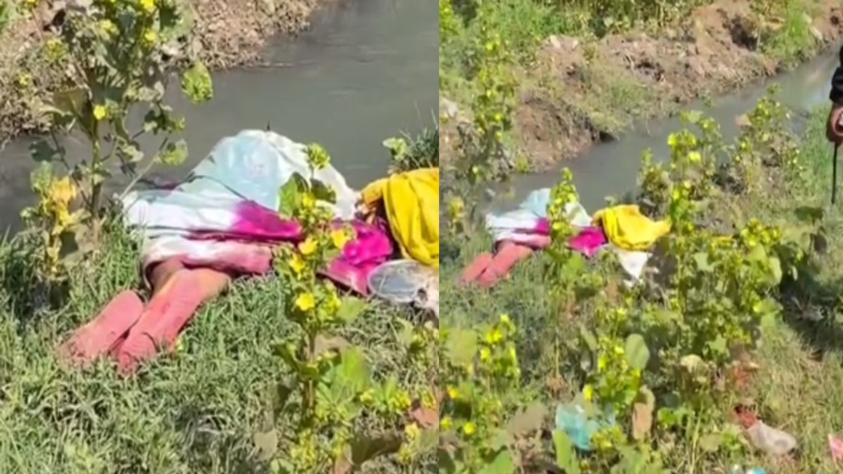 पारडी में नाले के पास मिली 50 वर्षीय महिला की लाश! काम के लिए घर से निकली थी महिला, फिर नहीं लौटी
