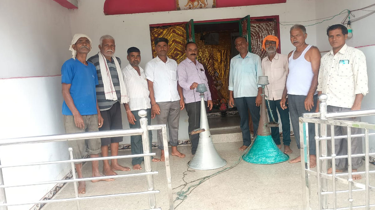 Gondia: अवैध लाऊडस्पीकरों पर आमगांव पुलिस की बड़ी कार्रवाई, विभिन्न धार्मिक स्थानों से उतारे 65 लाऊडस्पीकर