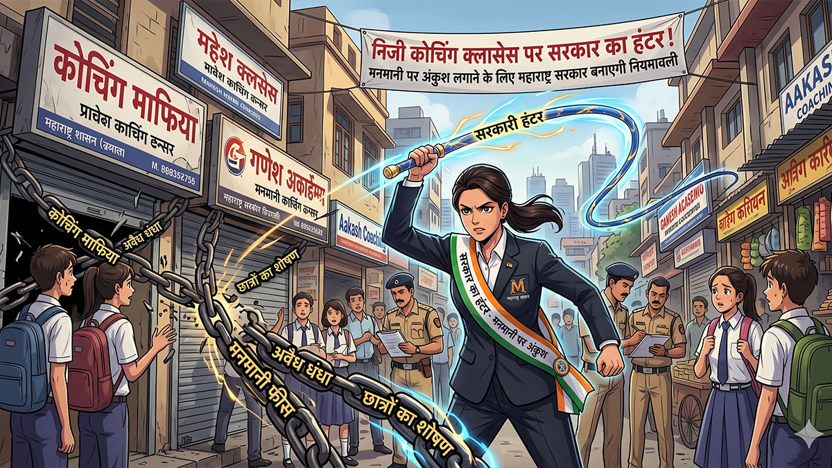 निजी कोचिंग क्लासेस पर चलेगा सरकार का हंटर! मनमानी पर अंकुश लगाने के लिए महाराष्ट्र सरकार बनाएगी नियमावली
