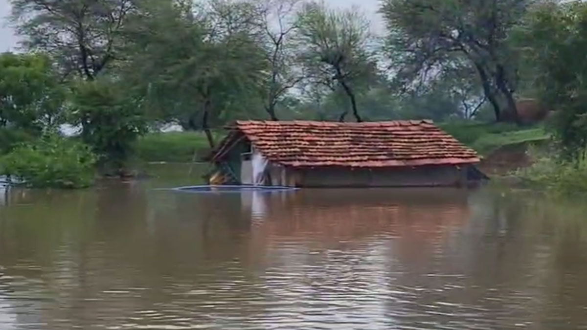 Chandrapur: ﻿वैनगंगा में बाढ़ से ब्रह्मपुरी तहसील के आठ गांव प्रभावित, जिला प्रशासन बचाव दल के साथ तैयार