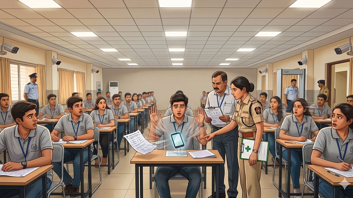 NEET में AI से 'नकल': गडचिरोली में हाईटेक कॉपी रॅकेट का भंडाफोड़; सुरक्षा व्यवस्था के उड़े परखच्चे