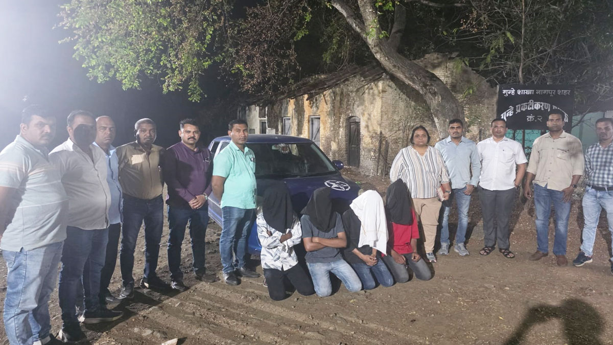 Nagpur: ﻿वेलकम सोसाइटी में दिनदहाड़े घुसे 8 नकाबपोश बदमाश, 4 गिरफ्तार, 5 आरोपी अब भी फरार