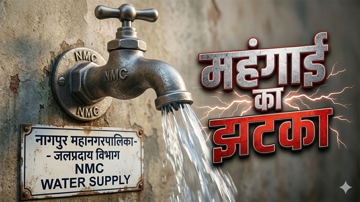 Nagpur: मनपा का नागरिकों को झटका, जलप्रदाय विभाग ने पानी के दामों में 5% दरवृद्धि का प्रस्ताव किया पेश